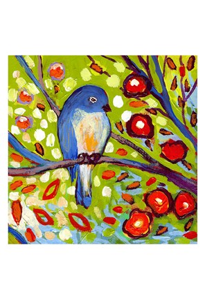 Framed Modern Bird III Print