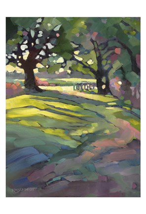 Framed Afternoon Walk Print