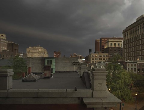 Framed Halloween Eve, Philadelphia Print