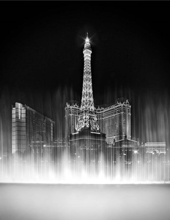 Framed Paris Paris, Las Vegas Print