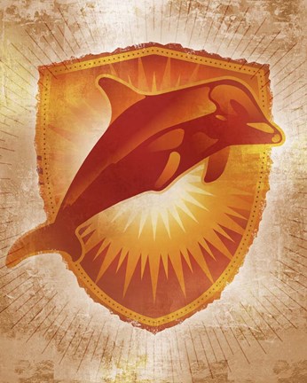 Framed Dolphin Print