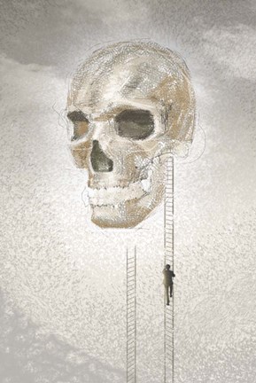 Framed Skulldive Print