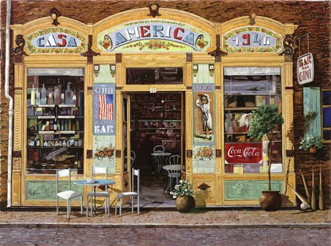 Framed Casa America Print