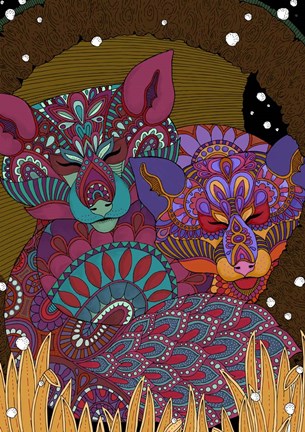 Framed Winter Wonderland 6 Print