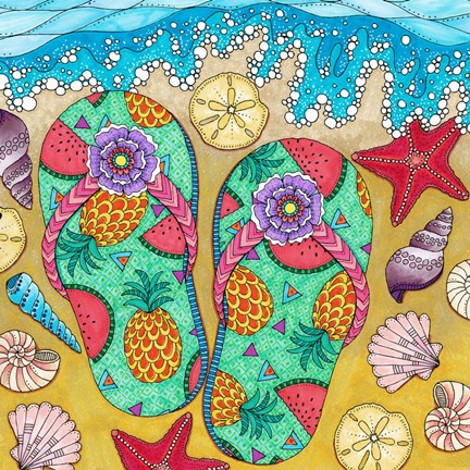 Framed Tropical Paradise 2 Print