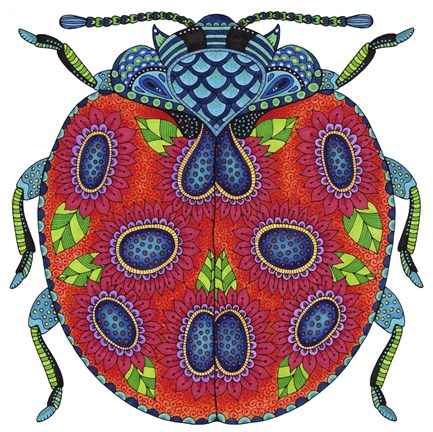 Framed Winged Things 4 Print