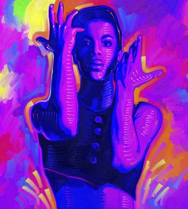 Framed Prince 1 Print