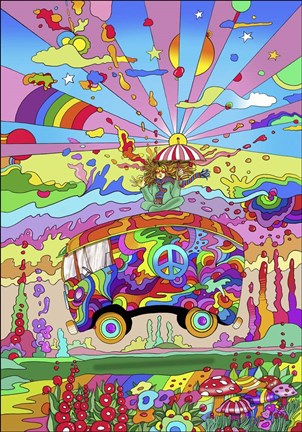 Framed Magic Bus Print