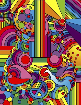 Framed Pop Art - Guitar Print