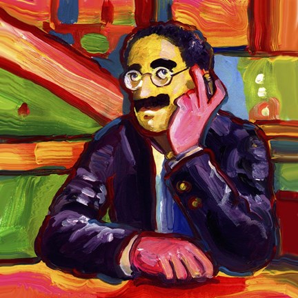 Framed Groucho Marx Print