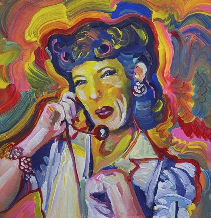 Framed Lily Tomlin Print