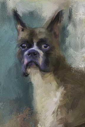 Framed Brave Boxer Print