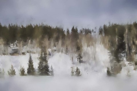 Framed Winter Impressions In Colorado 8 Print