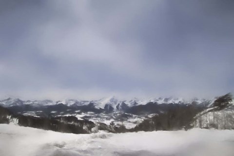 Framed Winter Impressions In Colorado 10 Print