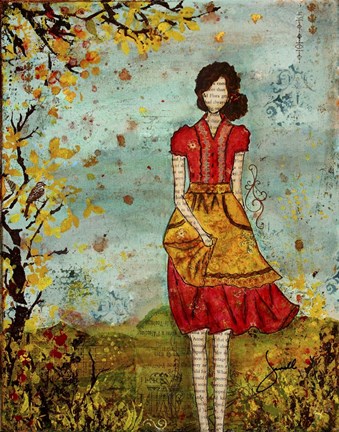 Framed Prairie Autumn Day Print