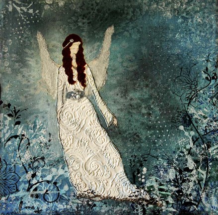 Framed Winter Angel Print