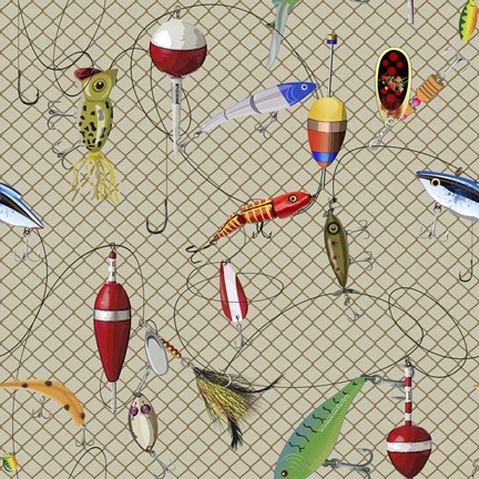 Framed Wilderness Lodge-I Print