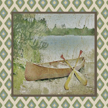 Framed Wilderness Lodge-Q2-B Print