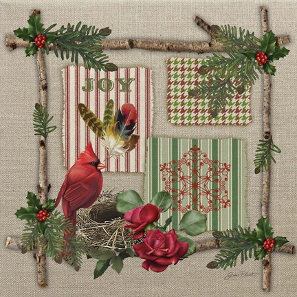 Framed Country Christmas 2 Print