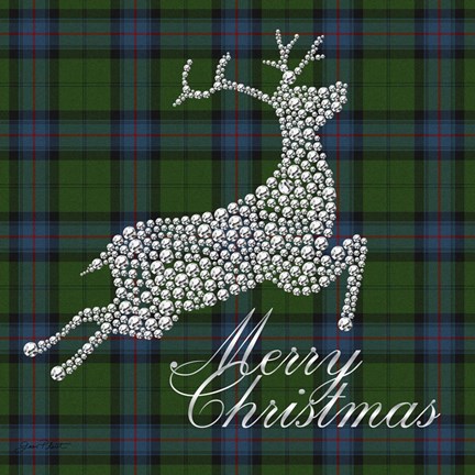 Framed Merry Christmas Plaid Print