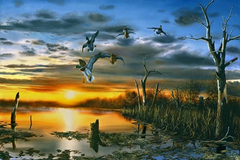 Framed Days End Print