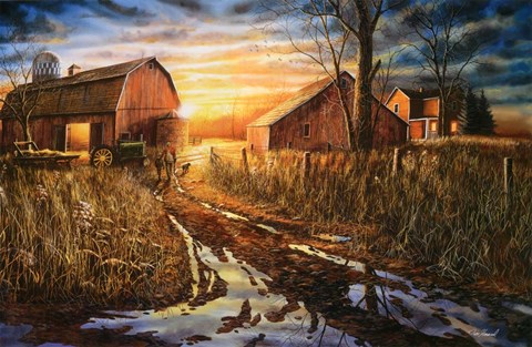 Framed Days Not Forgotten Print