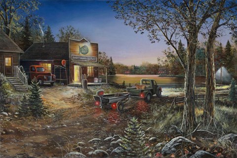 Framed Good Old Days Print