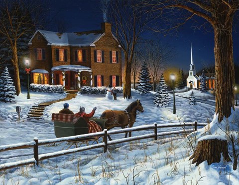 Home For Holidays Fine Art Print by Jim Hansel at FulcrumGallery.com