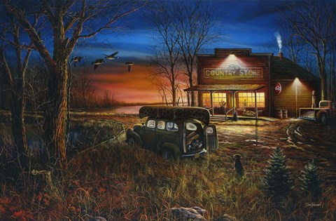 Framed Patiently Waiting Print