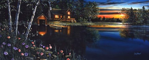 Framed Summer Evening Print