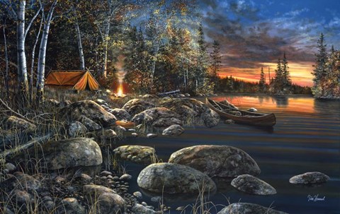 Framed Twilight Fire Print