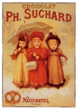 Framed Chocolat Ph. Suchard Print