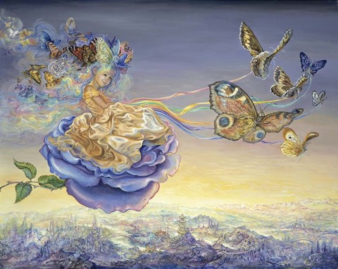 Framed Butterfly Princess Print