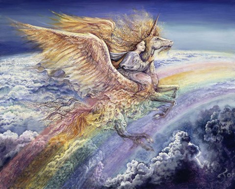 Framed Flight To Aquarius Print