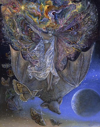 Framed On A Bat&#39;s Back I Do Fly Print