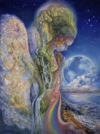 Framed Sadness Of Gaia Print