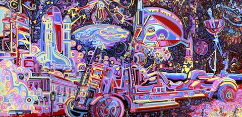 Framed Moon Buggy Print