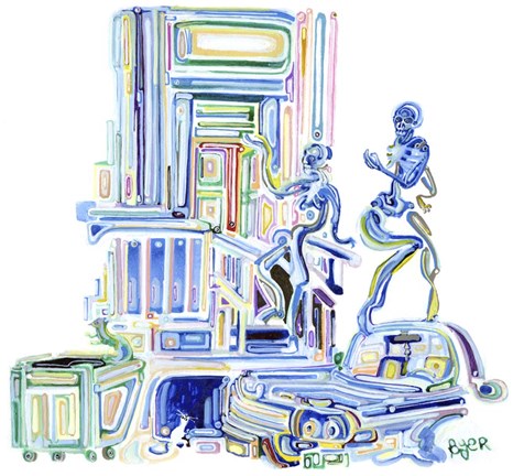 Framed Tell Death To Get The Hell Off My Chevy Print