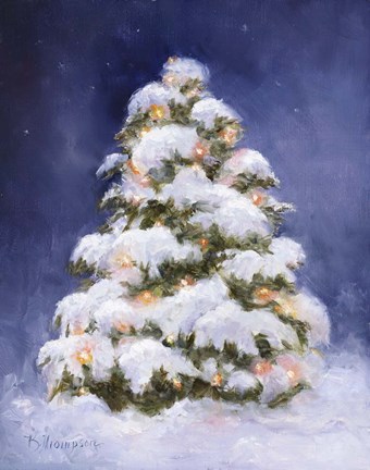 Framed Christmas Glow Print