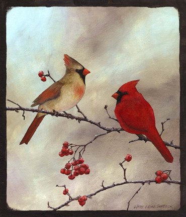 Framed Cardinal Print