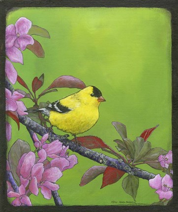 Framed Goldfinch Print