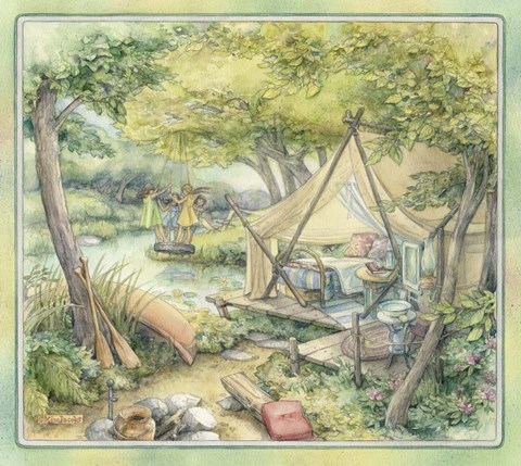 Framed Camping Print