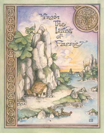 Framed Isles Of Fairie Print