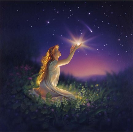 Framed Gift Of Light Print