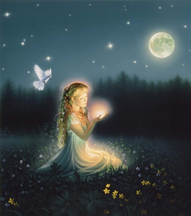 Framed Gift Of Love Print