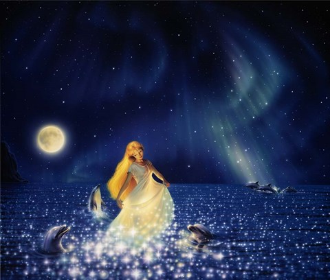 Framed Sea Of Stars Print