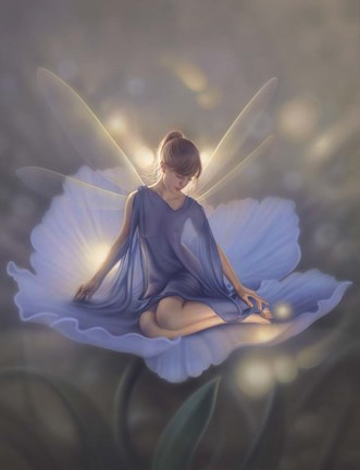 Framed In The Garden Of Light Print