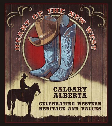 Framed Calgary, Alberta Print