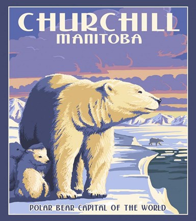 Framed Churchill, Manitoba Print