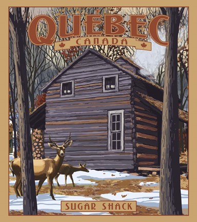 Framed Quebec, Canada Print